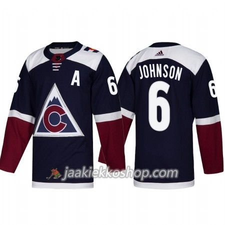 Miehille NHL Colorado Avalanche Pelipaita Erik Johnson 6 Adidas Alternate 2018-19 Authentic